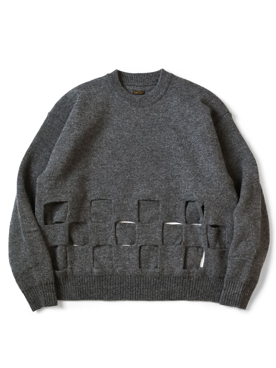 7G Wool Wind Pen BIG Crew Sweater