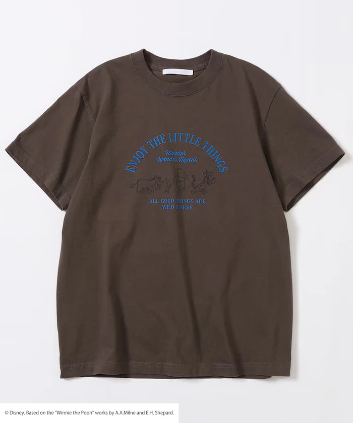 Winnie-the-Pooh Front Logo Print T-Shirt