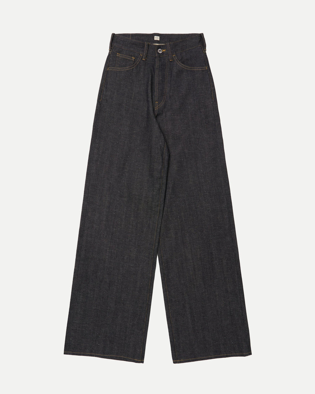 WIDE STRAIGHT DENIM TROUSERS