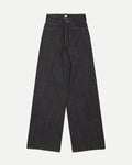 WIDE STRAIGHT DENIM TROUSERS