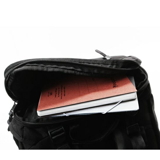 EXCLUSIVE BALLISTIC NYLON 2POCKET BACK PACK /BLACK