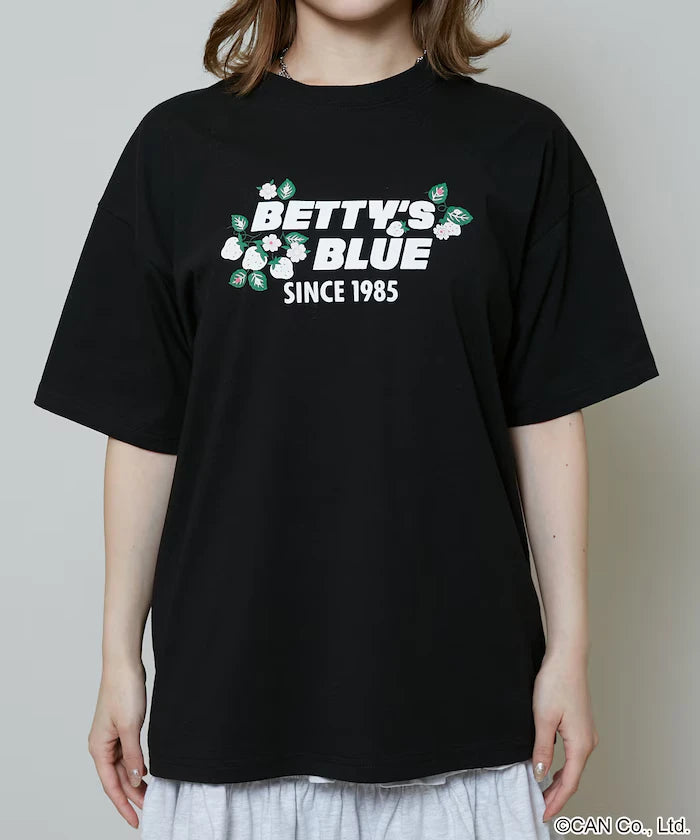 BETTY'S BLUE Flock Logo T-Shirt Limited Edition