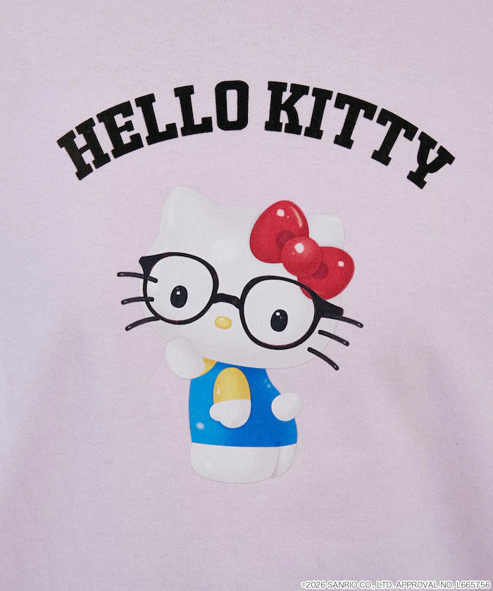 "SANRIO CHARACTERS" College Style Printed T-Shirt Limited Edition