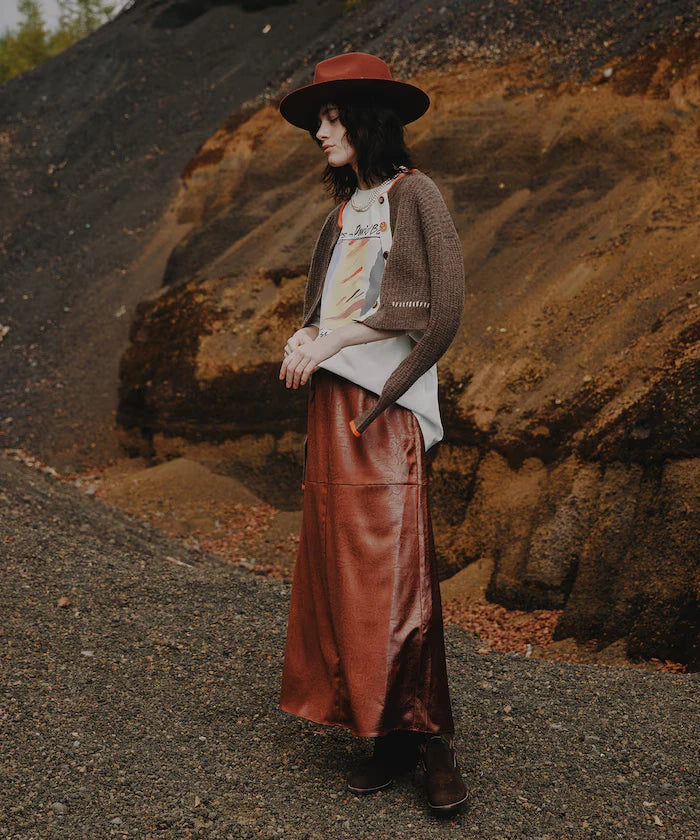 Short Length Color-block Knit Cardigan