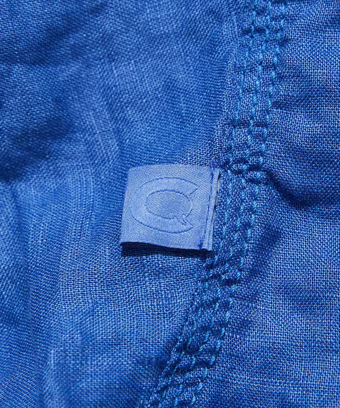 Linen Open Collar Shirt