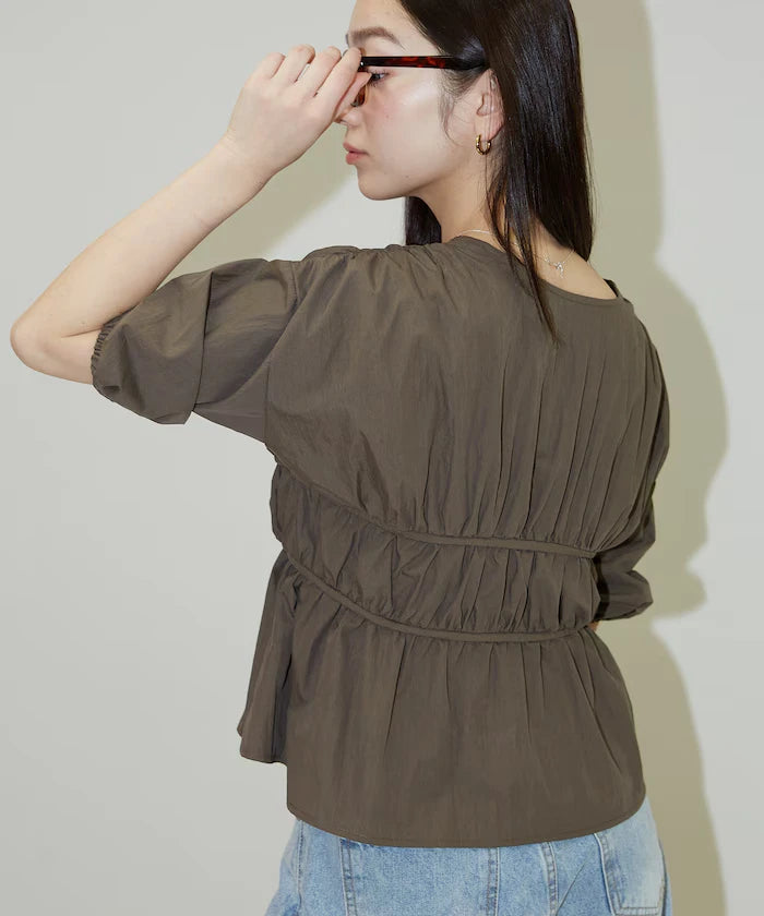 2WAY Shirring Blouse Limited Edition