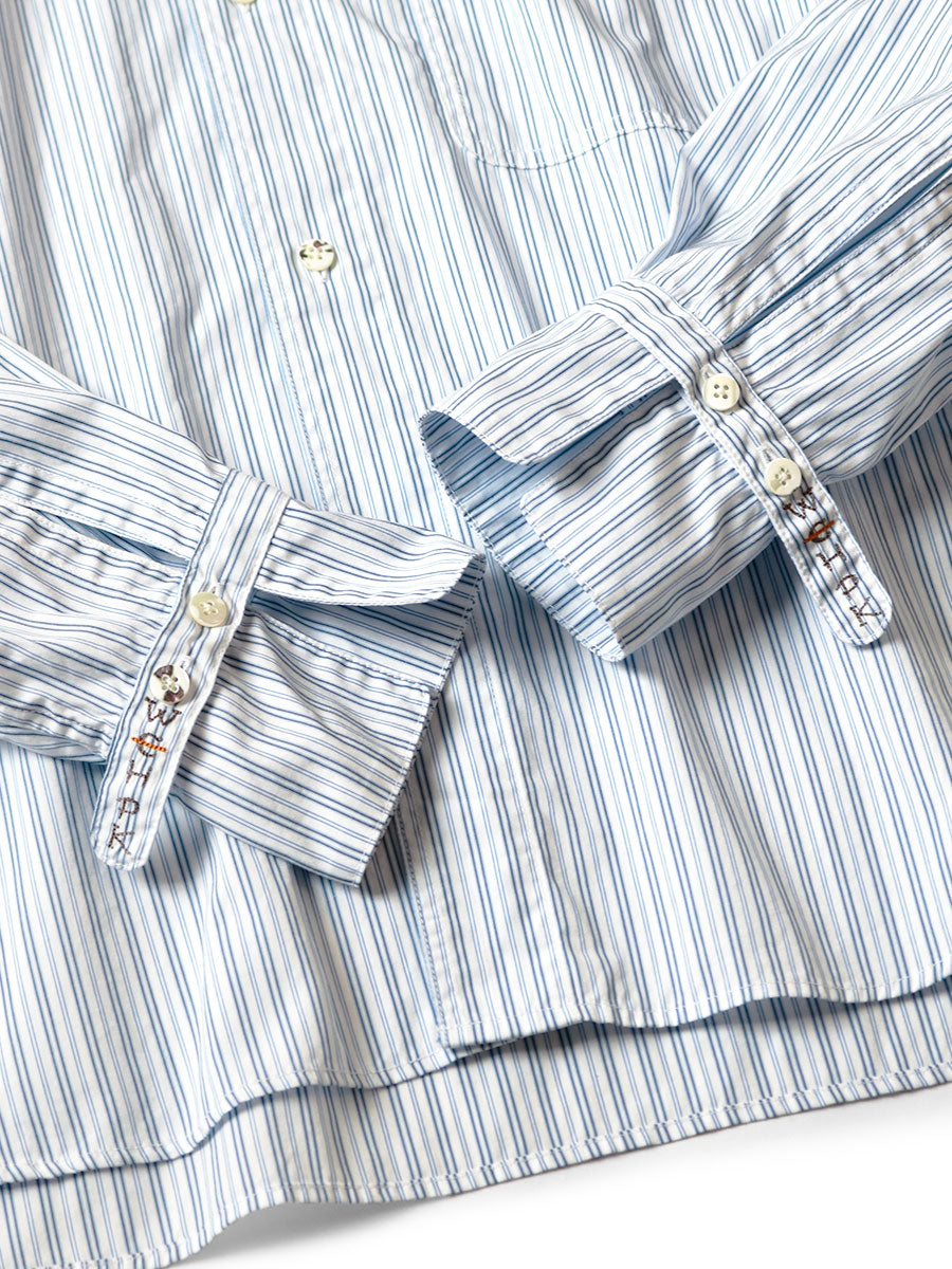 Cotton Stripe Cabin Work Shirt