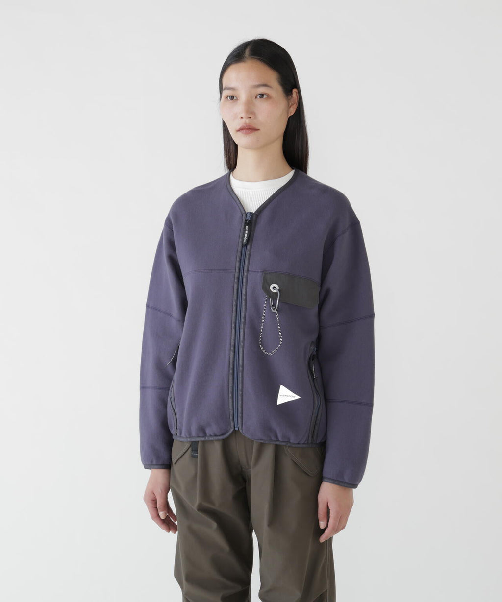sweat cardigan
