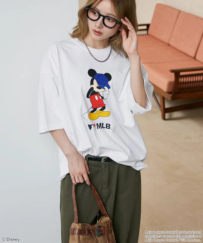 MLB/MICKEY MOUSE/Exclusive Print T-Shirt Limited Release