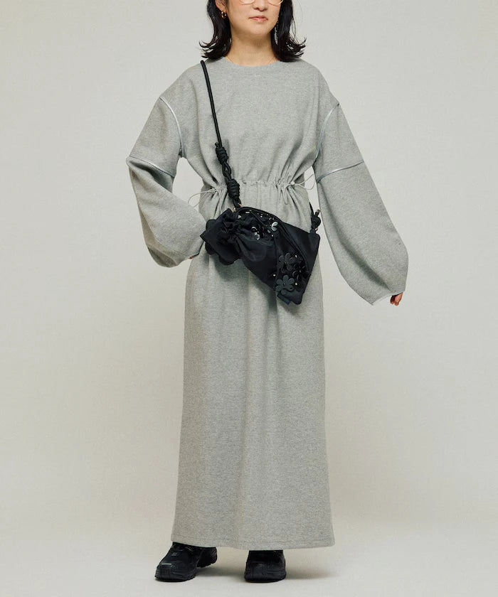 Cocoon Sleeve Damboru Sweat One-Piece / Spindle
