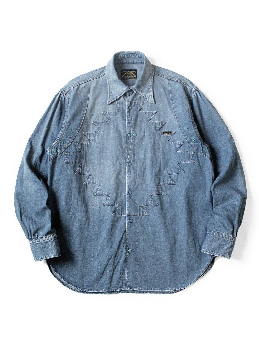 8oz Denim Thunderbird Husky Western Shark...