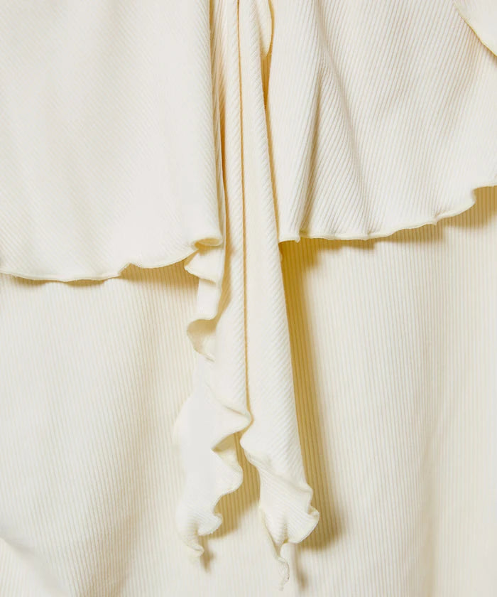Collar Frill Ribbed Cut Sew Limited Edition