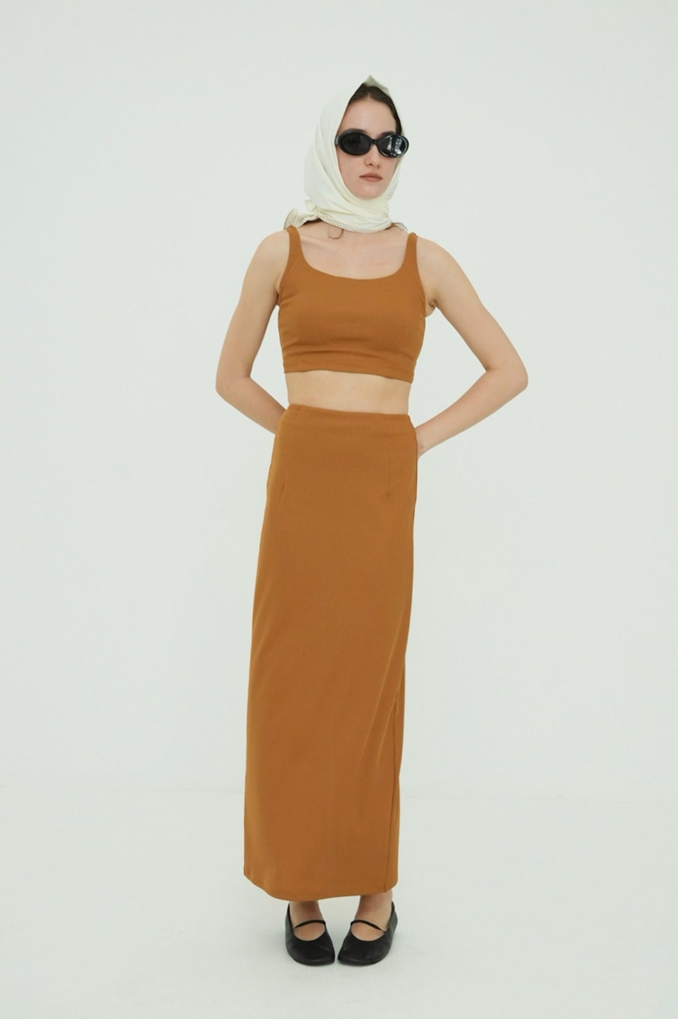 3-PIECE LONG SKIRT SWIM SET