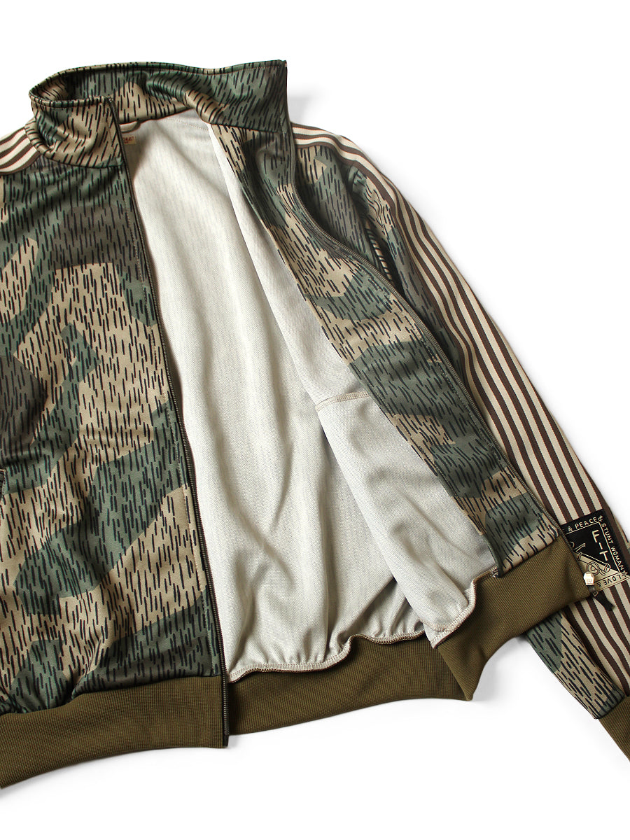 Smooth Jersey Rain Camouflage Pattern Track JKT