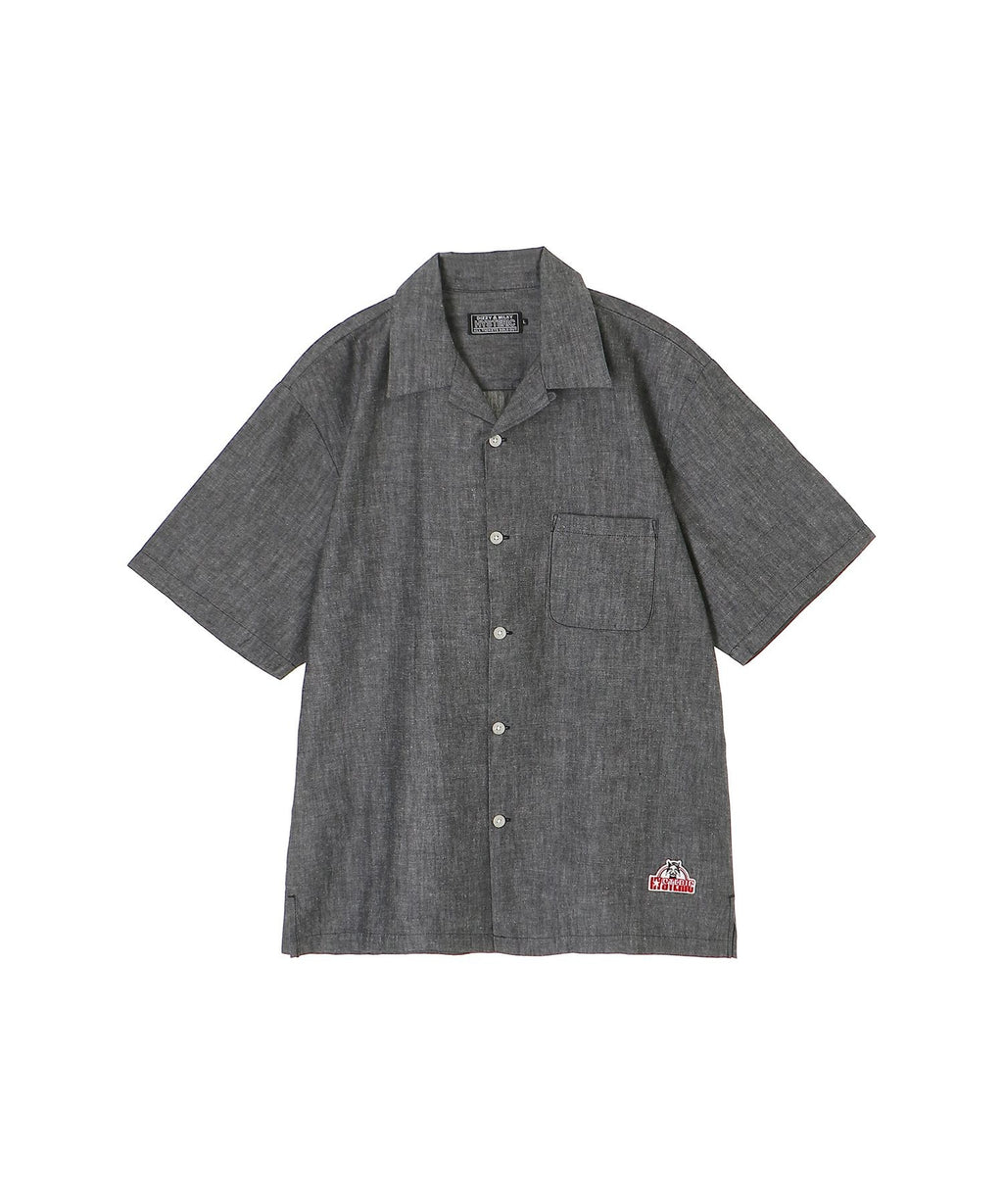See No Evil Patch Open Collar Shirt