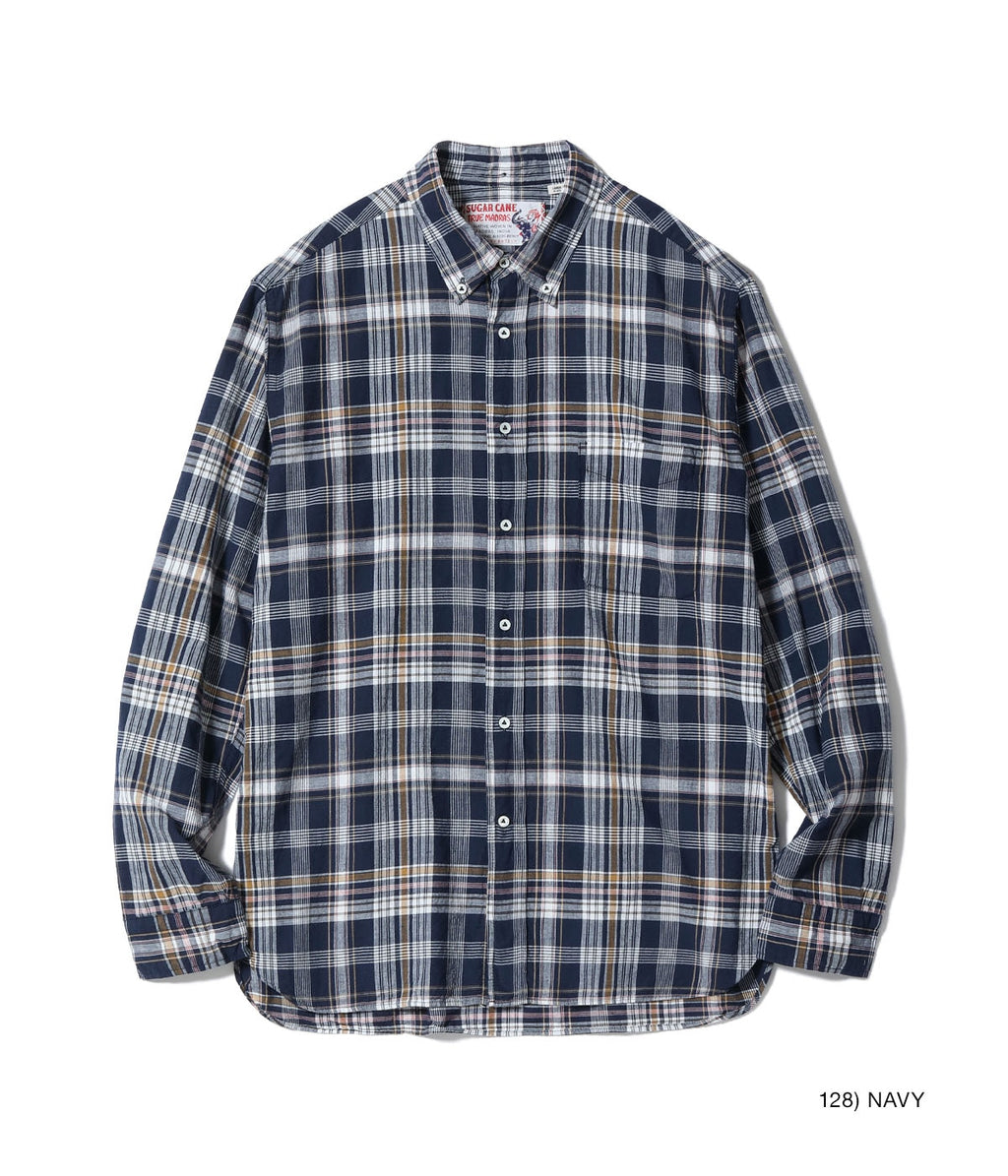 INDIA MADRAS CHECK BUTTON DOWN SHIRT