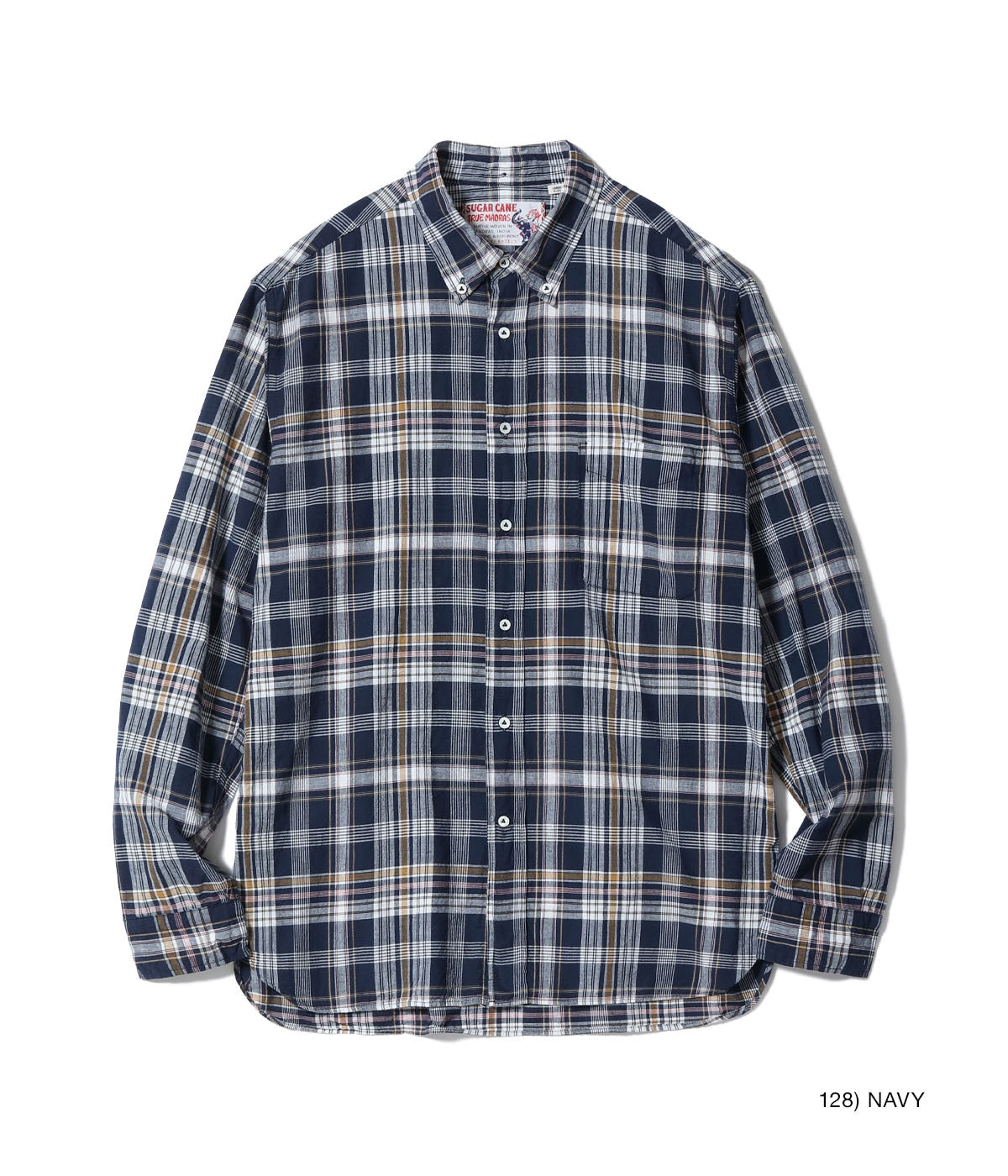 INDIA MADRAS CHECK BUTTON DOWN SHIRT
