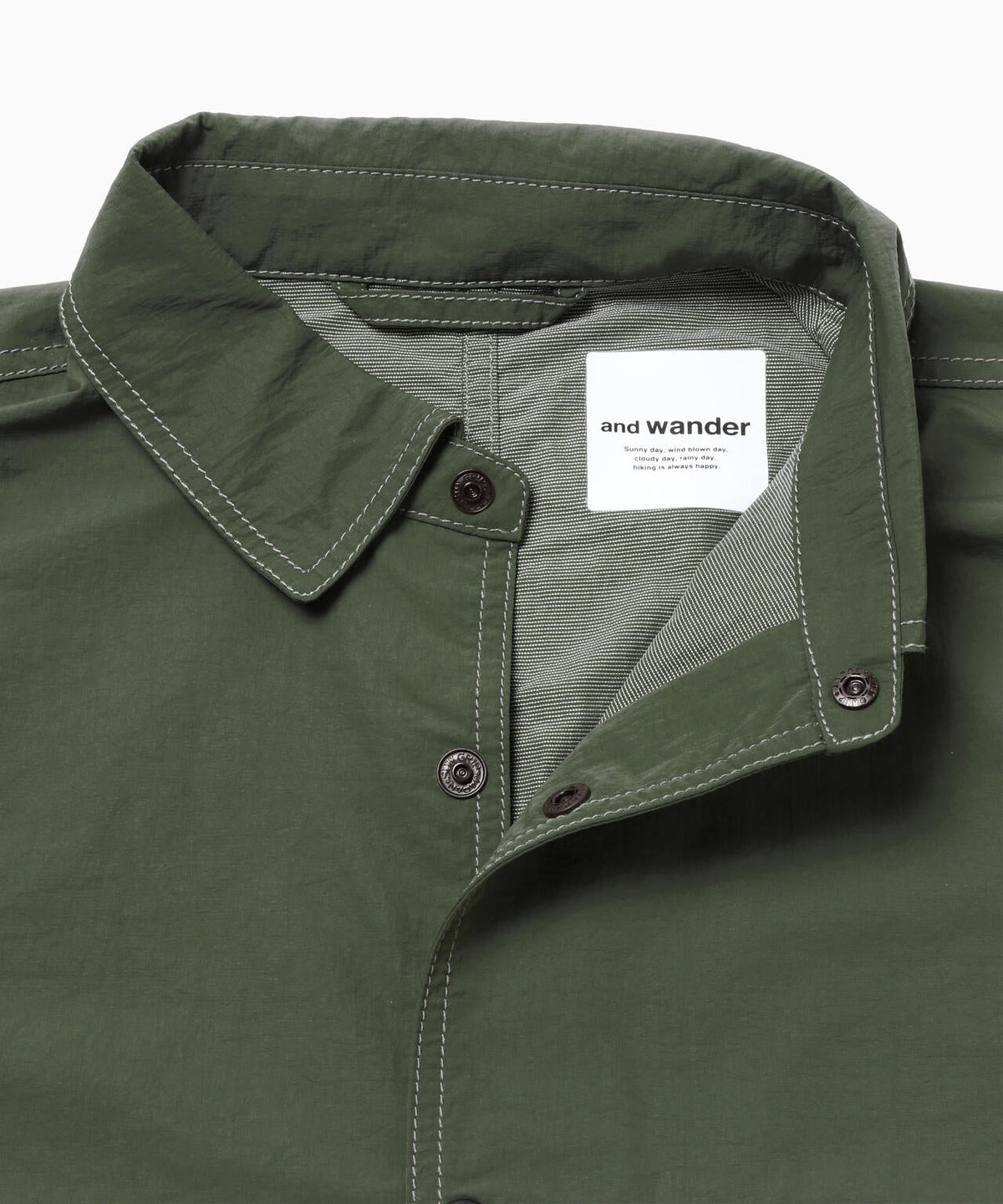 crinkled nylon shrits jacket