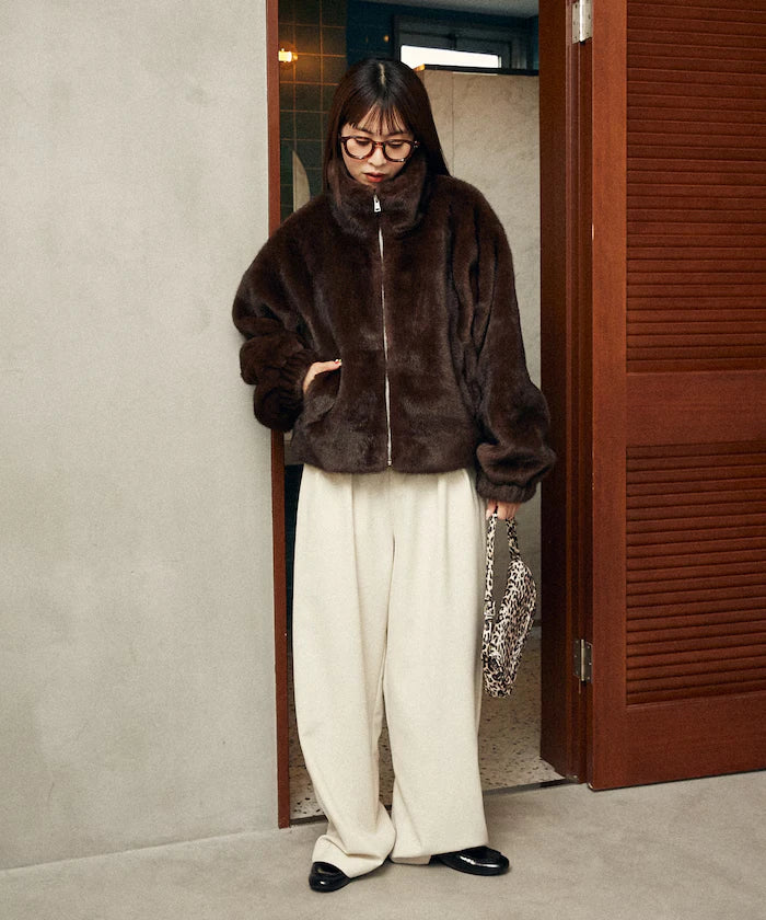 Short Length Fake Fur Blouson Limited Release
