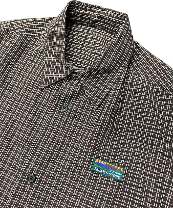Relaxed Fit Regular Collar Short Sleeve Check Shirt
