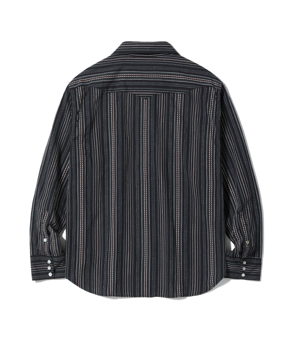 Indigo Dobby Western Shirt