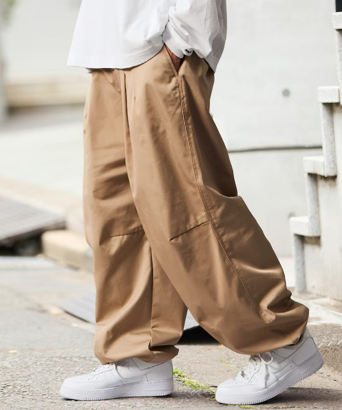 Wide Silhouette Military Circus Pants Snow Pants [Limited Edition]