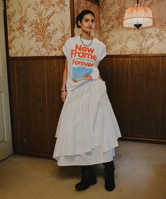 India Frill Maxi Gathered Skirt