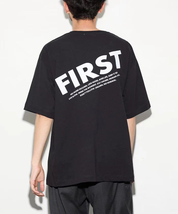 6 Ounce Front Logo Print Crew Neck T-Shirt / Back Print T-Shirt PRINT FRESH FIRST