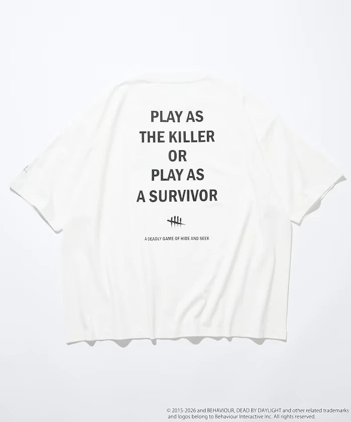 Dead By Daylight Exclusive Back Logo Print Crew Neck T-Shirt