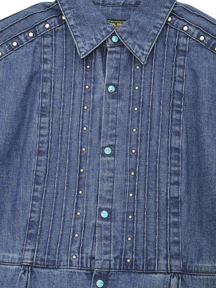 8oz Denim Pintuck Sundance Dress