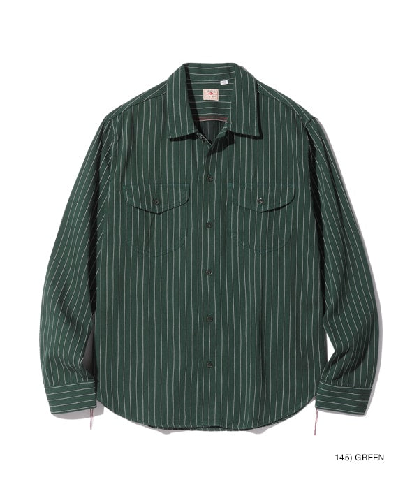 Coke Stripe Work Shirt (Long Sleeve)