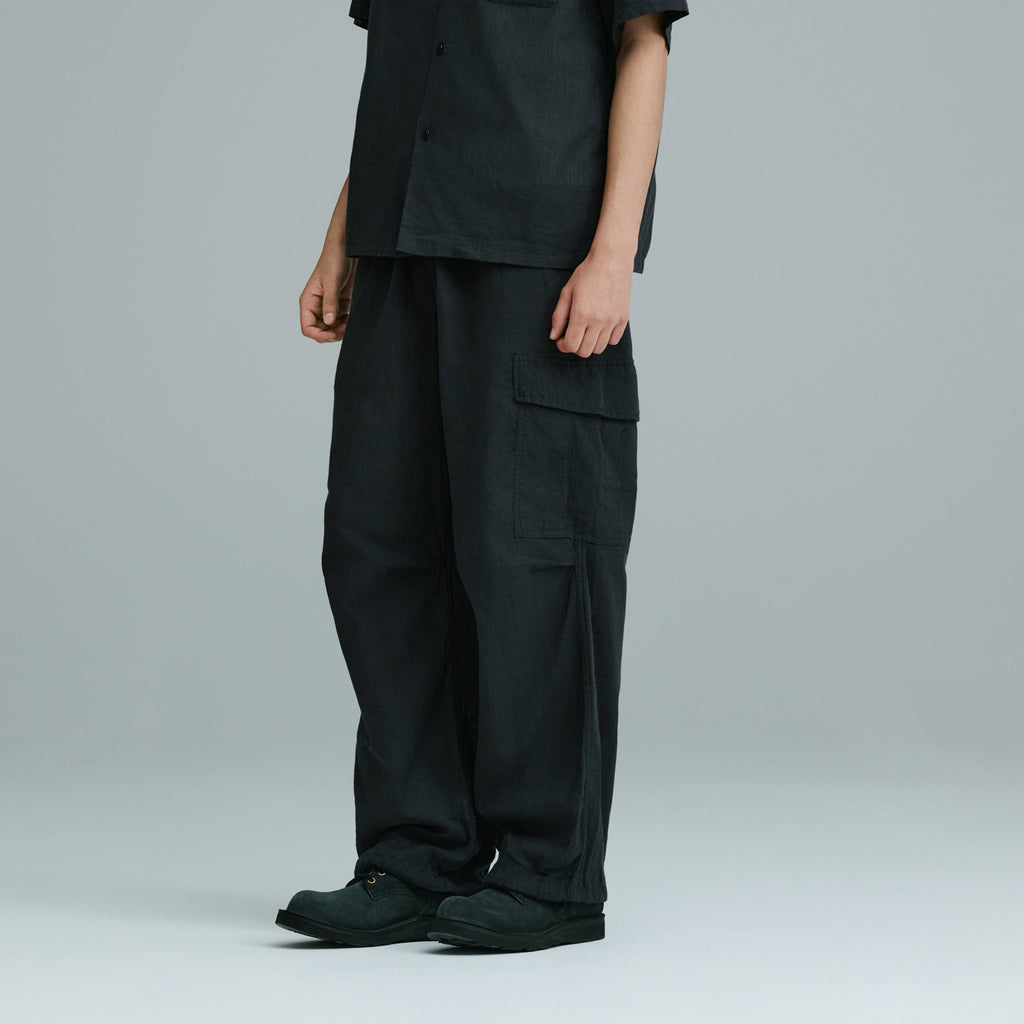 Selvedge Oxford Easy Cargo Pants