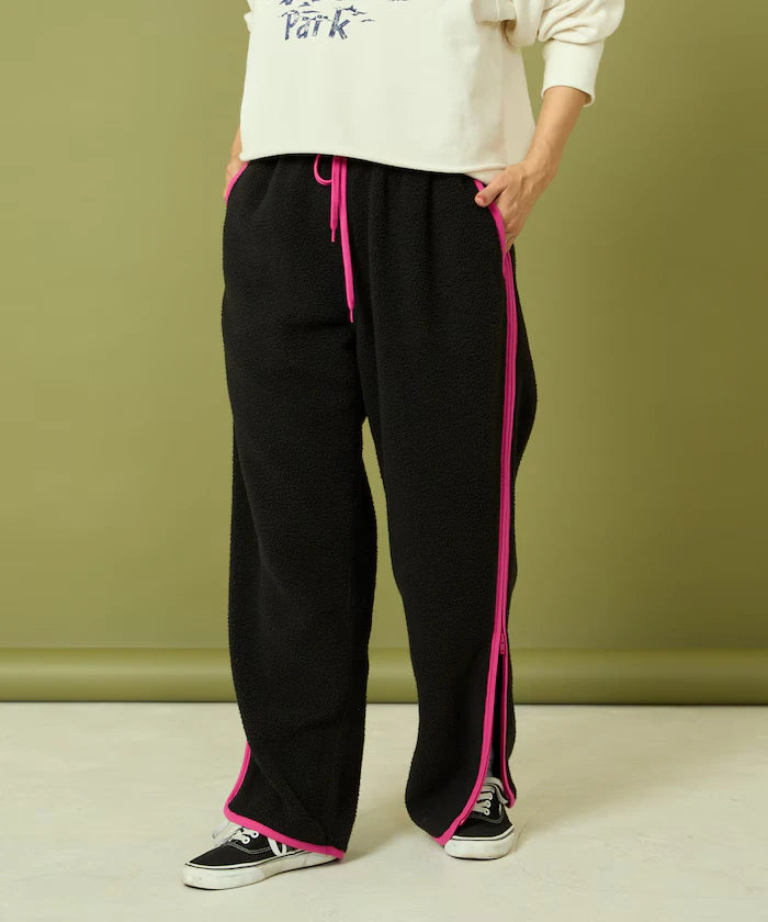 Side Zipper Fleece Pants