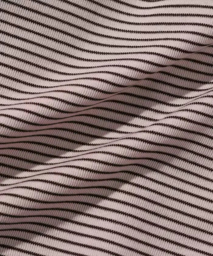 Layered Set Top / Striped Cardigan & Camisole