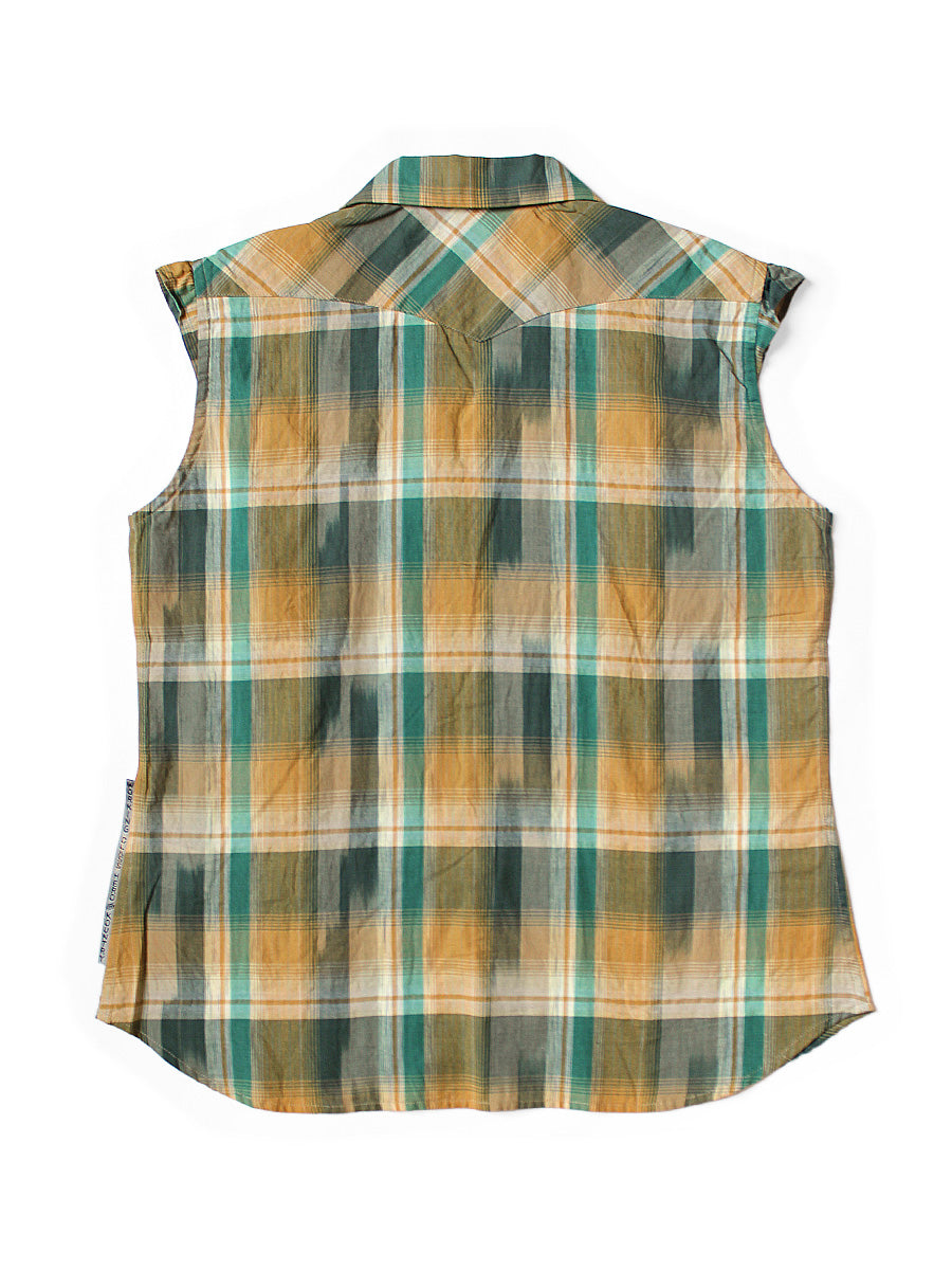 Ikat Check Love-ly Western Shirt