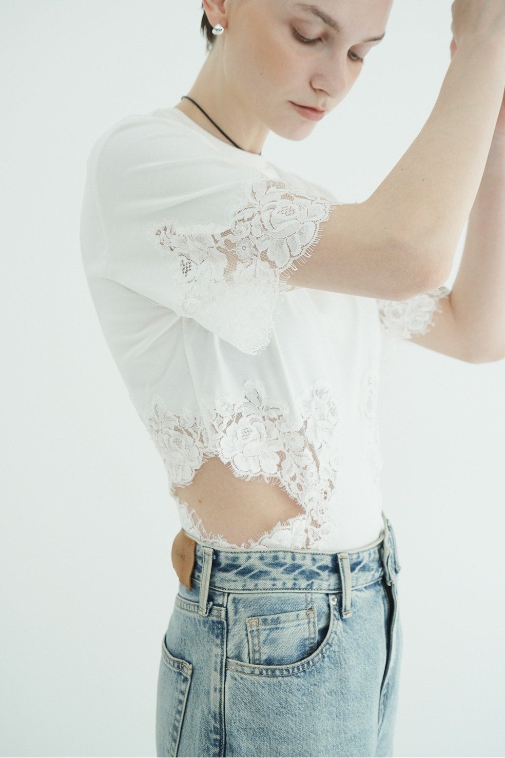 SIDE LACE CUT OUT BODYSUITS