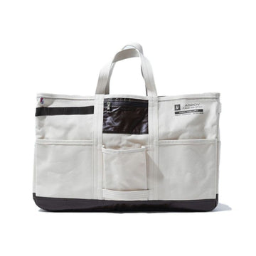 ALBERTON CANVAS TOTE sizeL/CHOCO