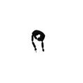 BALLOON DOG KNIT SCARF : BLACK