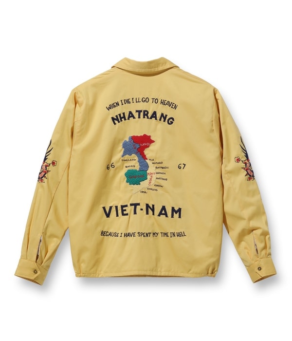 Mid 1960s Style Cotton Vietnam Jacket “VIETNAM MAP”