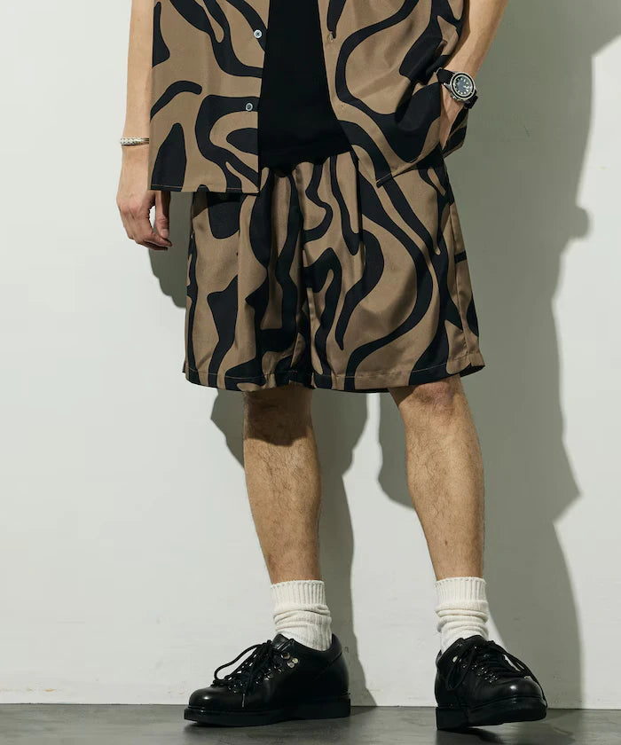 Pattern Easy Shorts / Allover Design Short Pants / Setup Compatible
