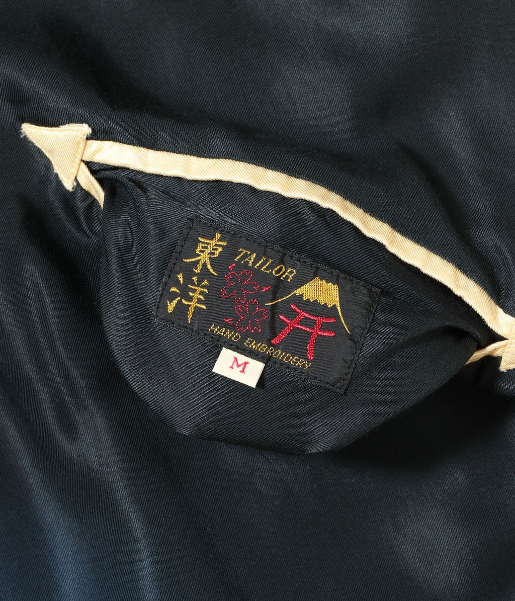 Early 1950s Style Acetate Souvenir Jacket “EAGLE & DRAGON” × “GREEN DRAGON” (AGING MODEL)