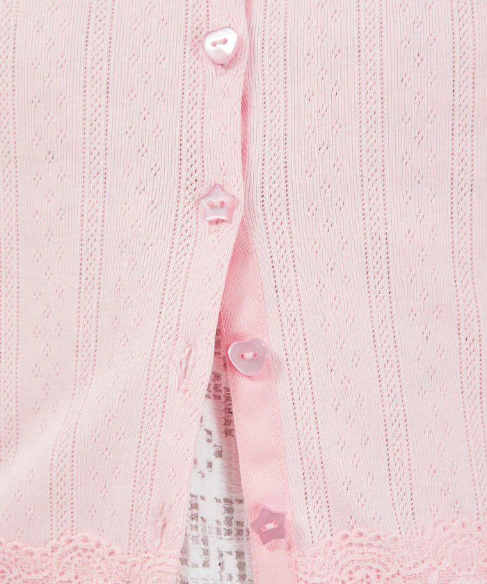 Eyelet Lace Cardigan