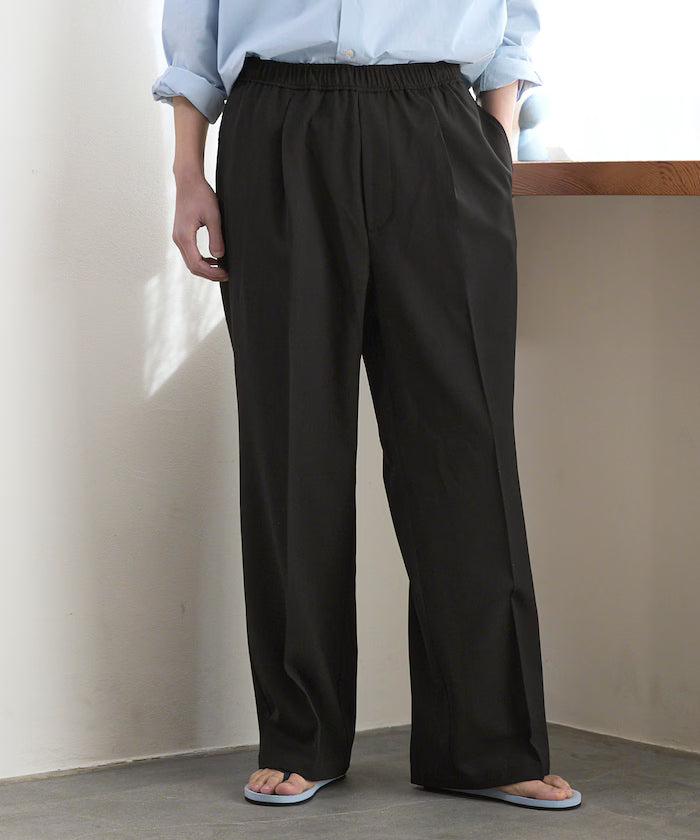 Functional Material Oversized CPO Shirt & Wide Easy Pants Setup / Washable / UV Cut / Quick Dry / Contact Cooling