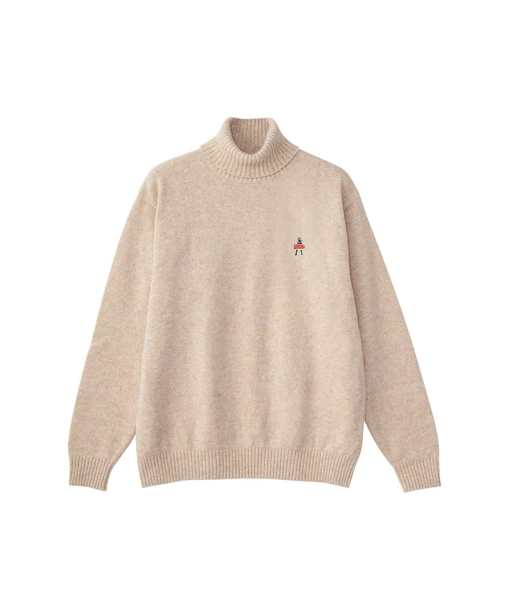 Vixen Girl Patch Turtle Neck Sweater