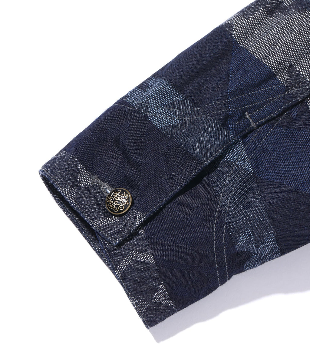 NATIVE AMERICAN COTTON JACQUARD JACKET