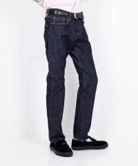 Slim Straight Denim Pants