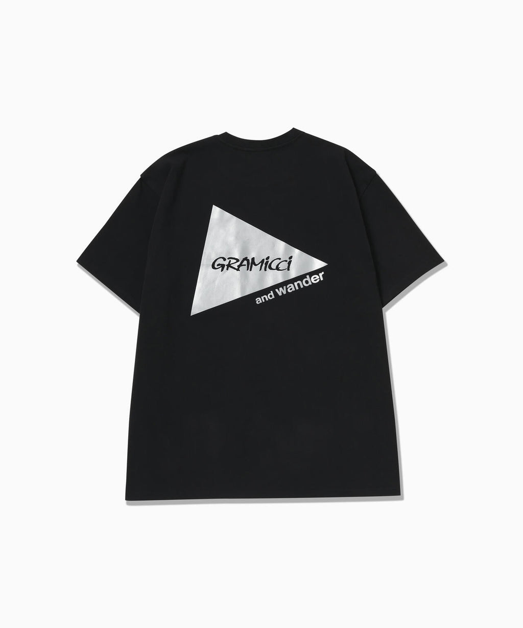 Gramicci × and wander  backprint S/S tee