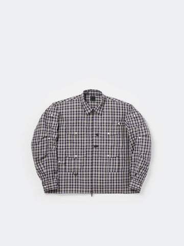 TECH ZIP ANGLER SHIRT L/S PLAIDS
