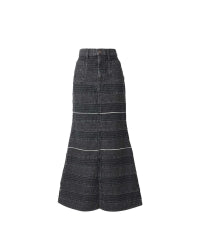 Scratch Denim Mermaid Skirt