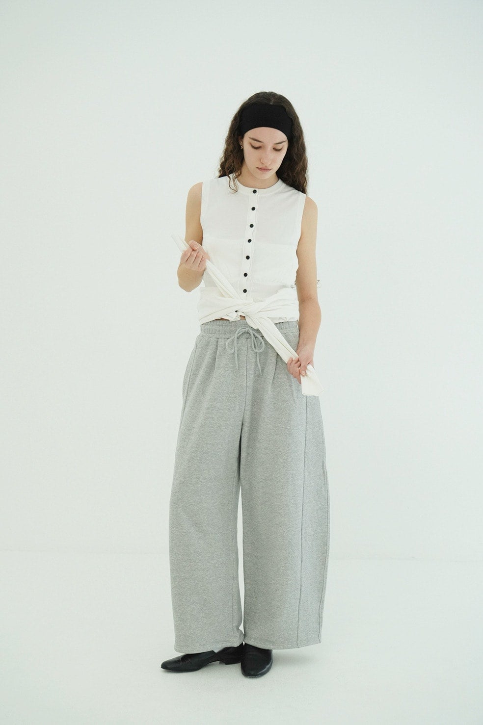W LAYERED KNIT CARDIGAN